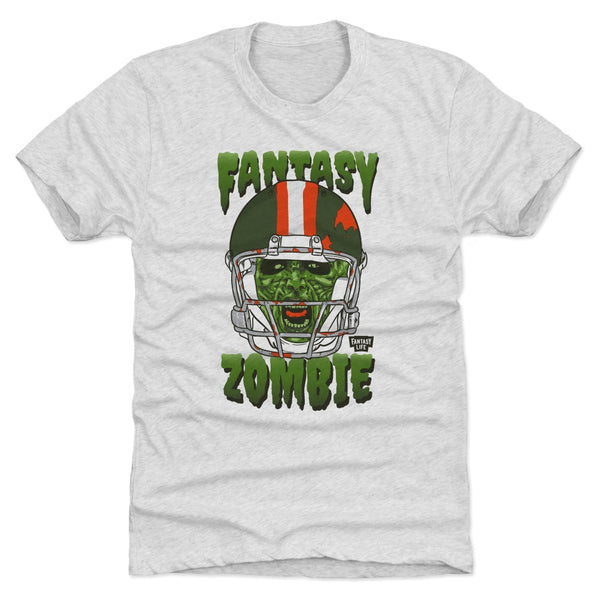 fantasy football helmets monster zombie Top Fantasy Football Sellers T-Shirt | Fantasy Football Fantasy Life Men's Premium T-Shirt